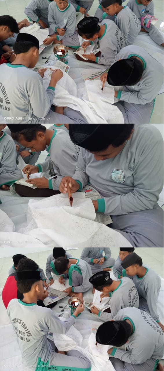 10 P5 : KEGIATAN MEMBATIK KELAS X TAHUN AJARAN 2024-2025 #Proses mencanting (Selasa, 3 September 2024)