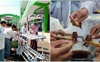 GELAR P5 PENUH SEMANGAT!! LANGSUNG SERENTAK 2 SEKALIGUS “HIDROPONIK – MEMBATIK”
